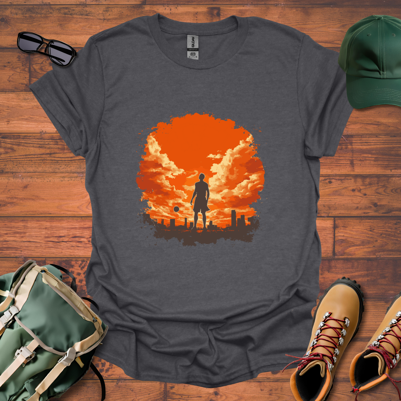 Basketball City Tee - Unisex Softstyle T-Shirt
