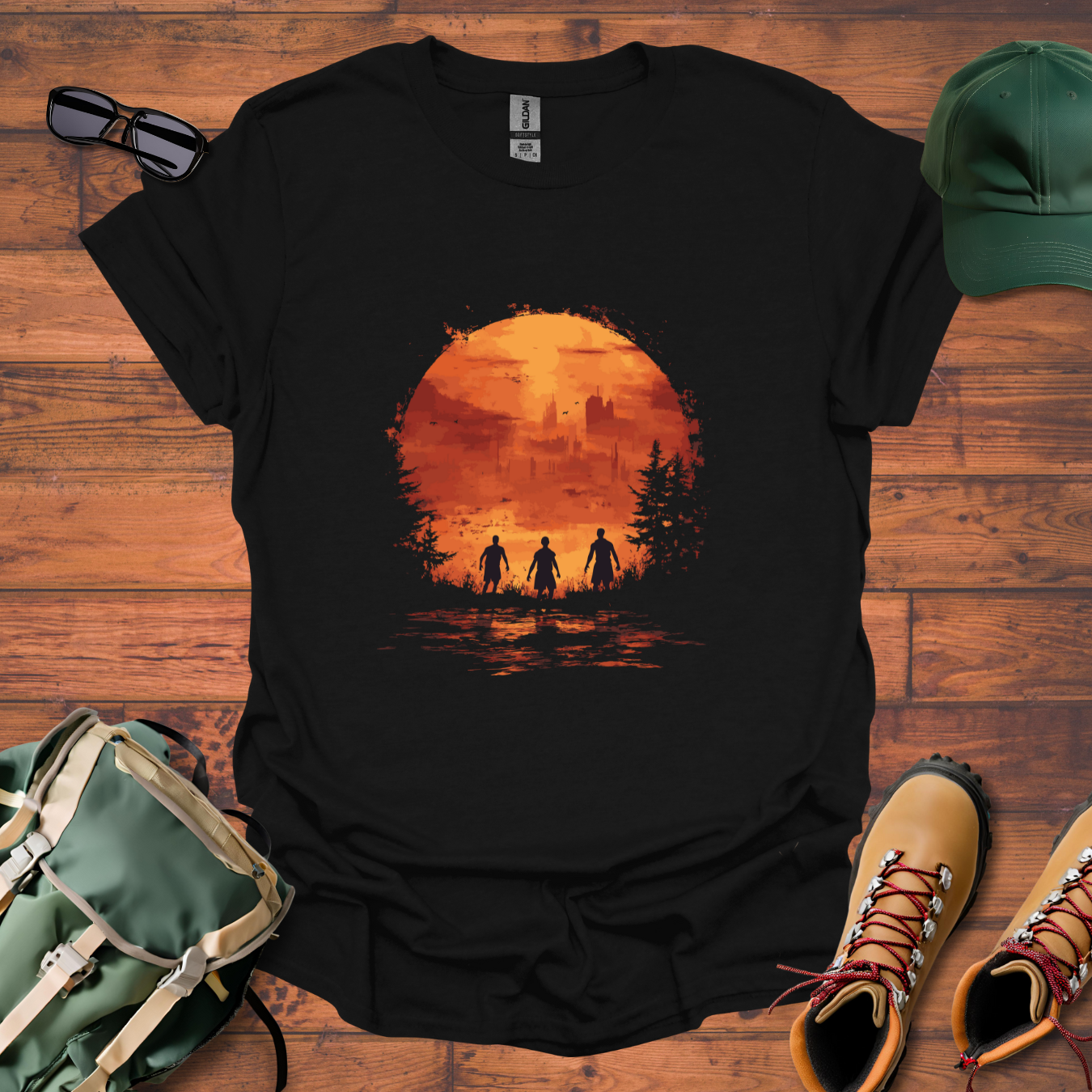 Men City Sun Tee - Unisex Softstyle T-Shirt