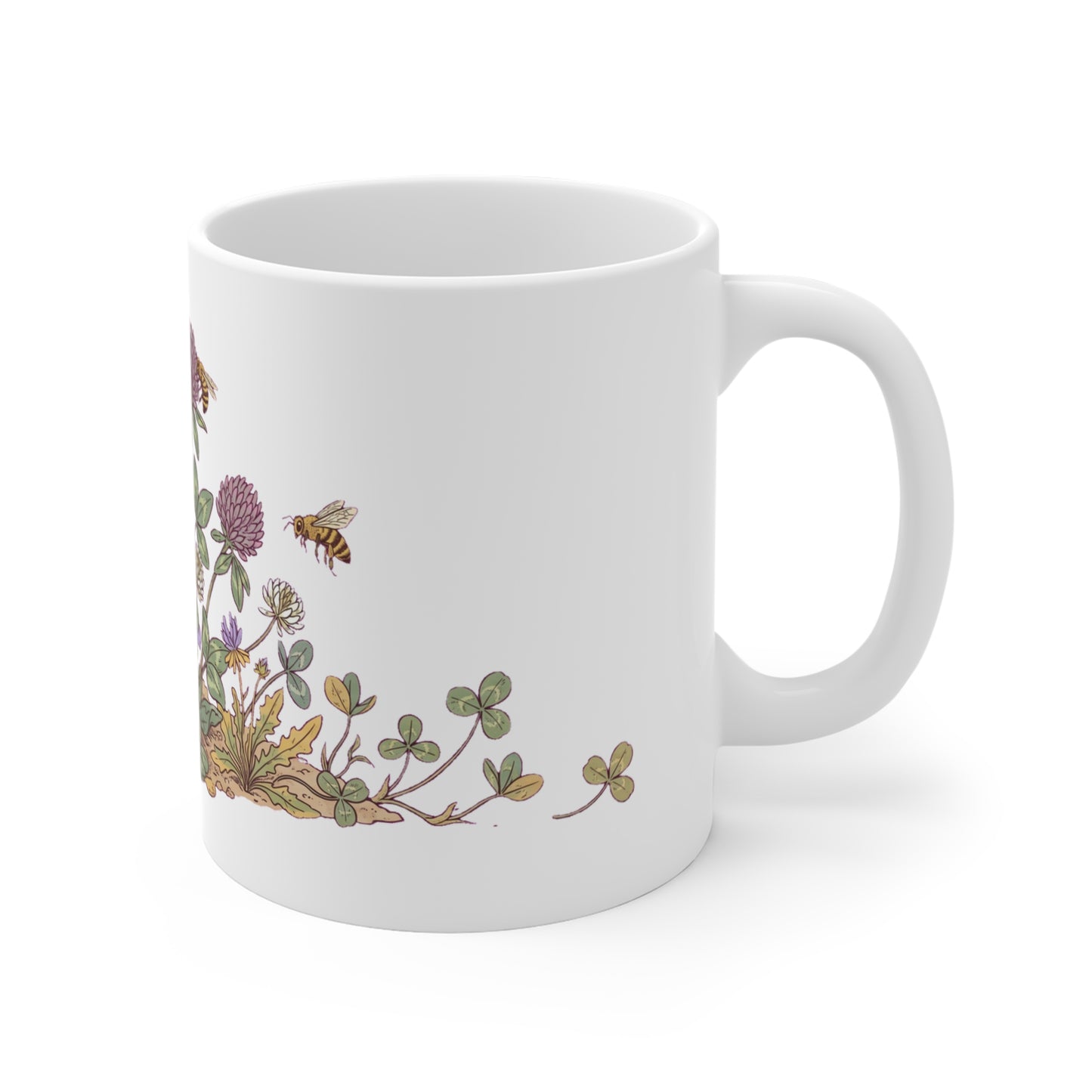 Red Clover & Honey Bee Garden - Mug 11oz