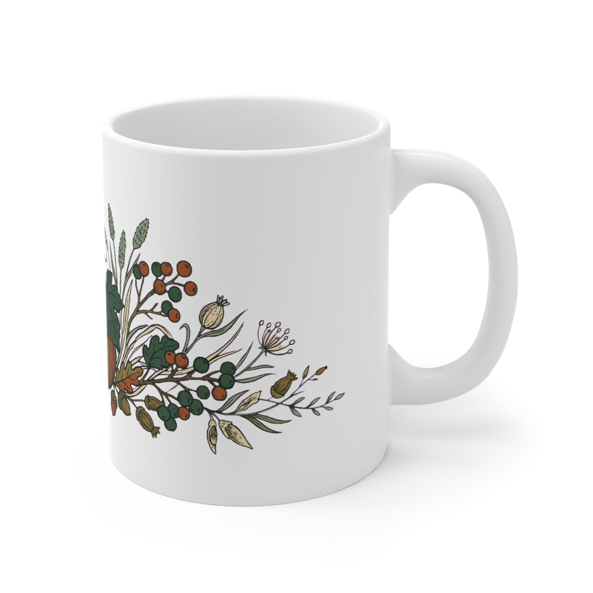 Pumpkin & Harvest Berry Botanical - Mug 11oz