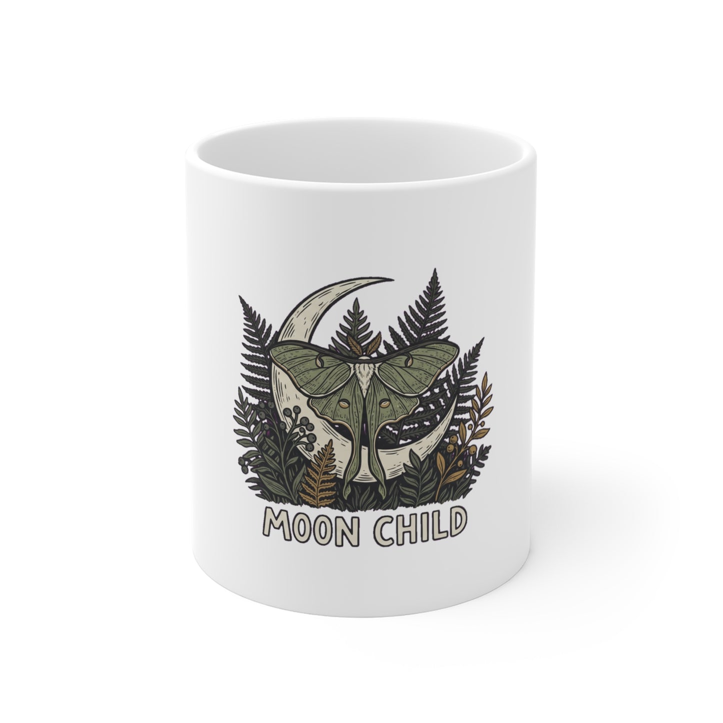 Luna Moth Moon Child - Mug 11oz