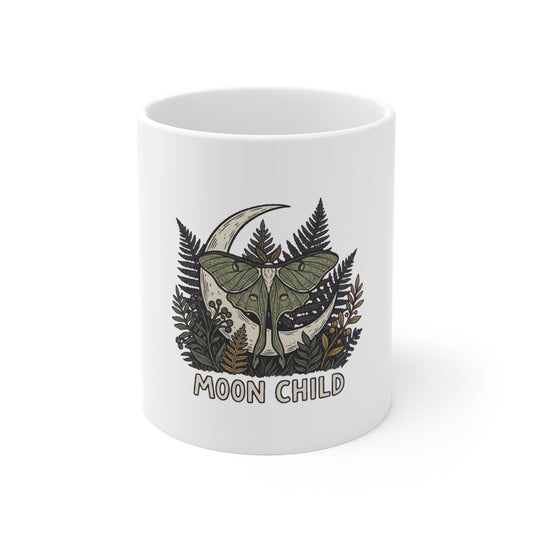 Luna Moth Moon Child - Mug 11oz