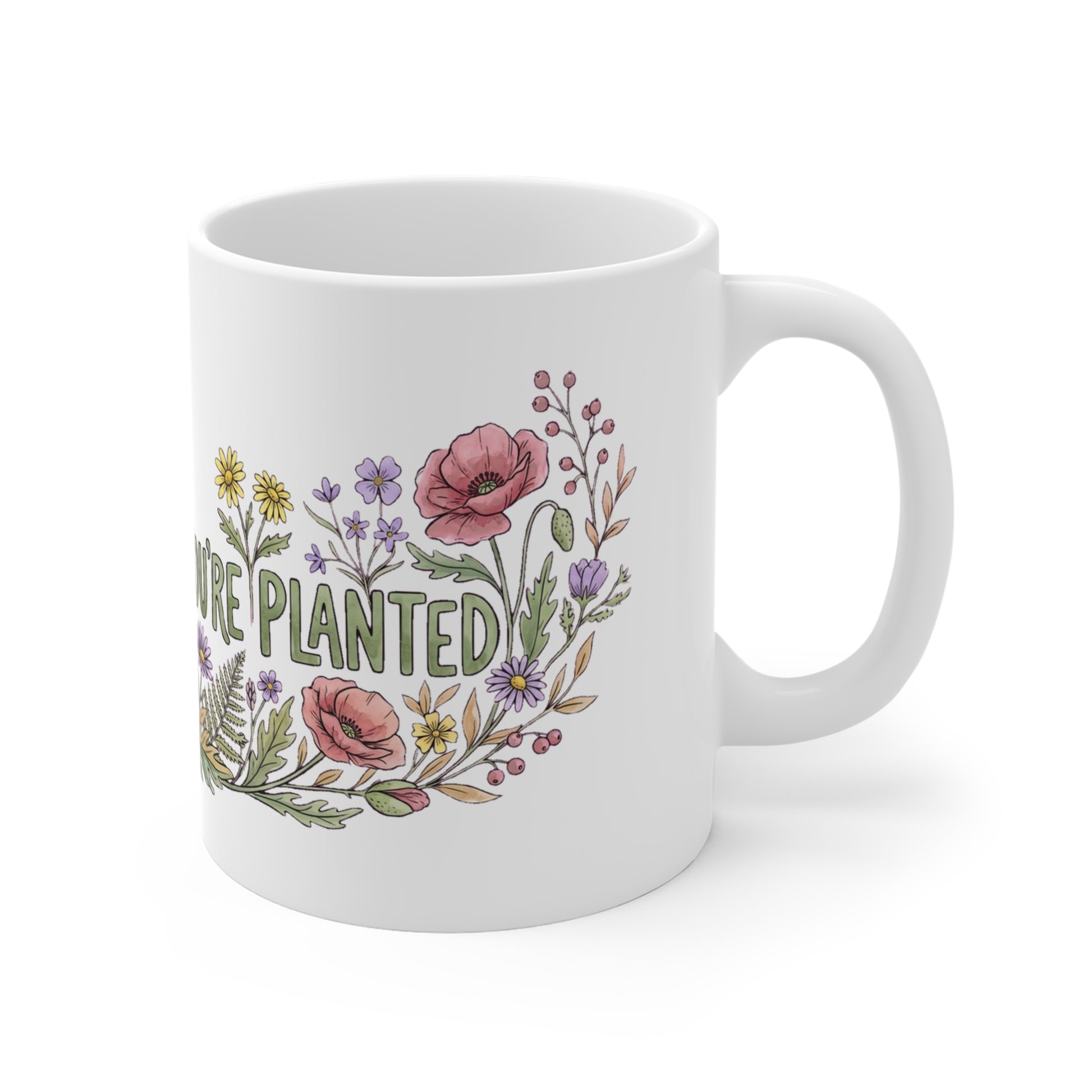 Original hand-drawn designs inspired by nature and the outdoors, from Evergreen Tees. The Bloom Where You're Planted Poppy & Wildflower Meadow design, made to…