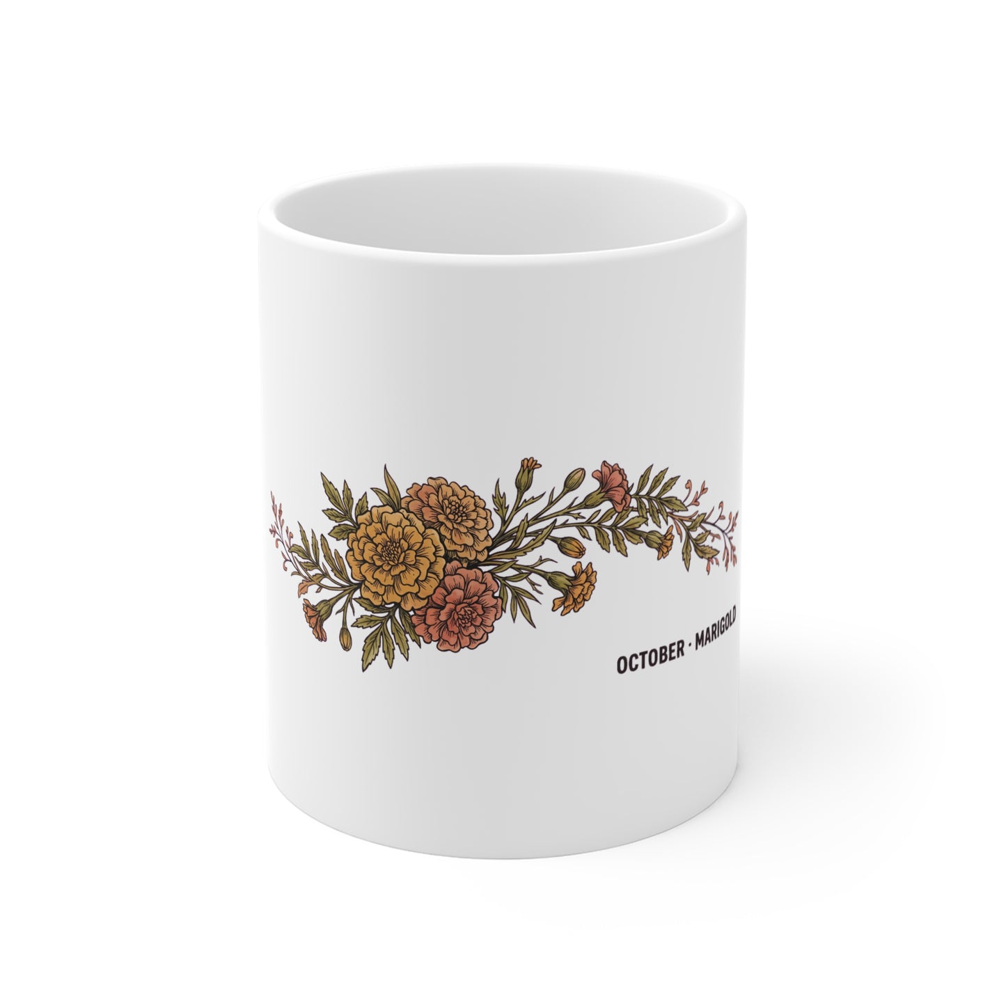 Birth Month Flower 12 - Mug 11oz