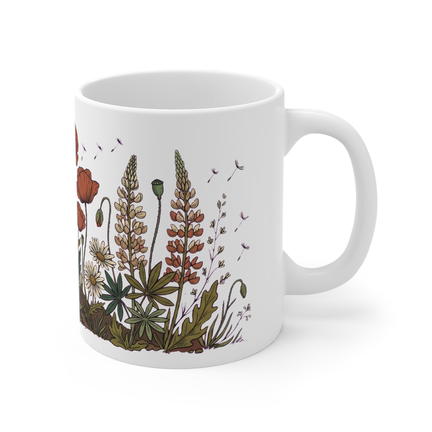 Poppy & Daisy Wildflower Meadow - Mug 11oz