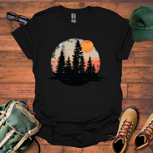 Sun Tree Snow Tee - Unisex Softstyle T-Shirt