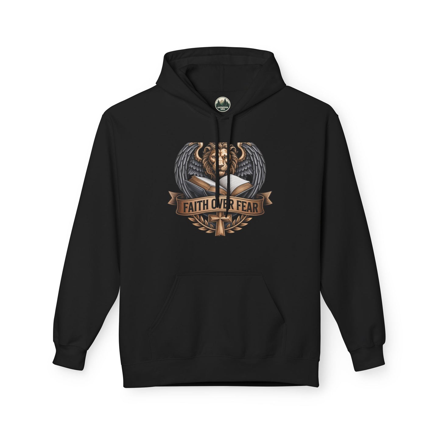 Faith Over Fear - Unisex Midweight Softstyle Fleece Hoodie
