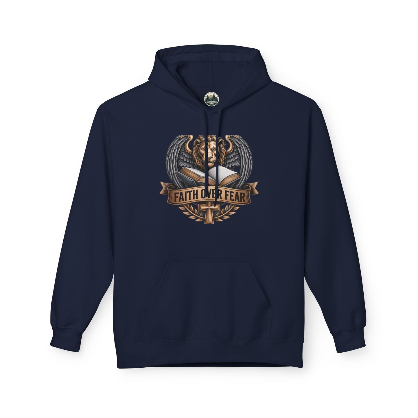 Faith Over Fear - Unisex Midweight Softstyle Fleece Hoodie