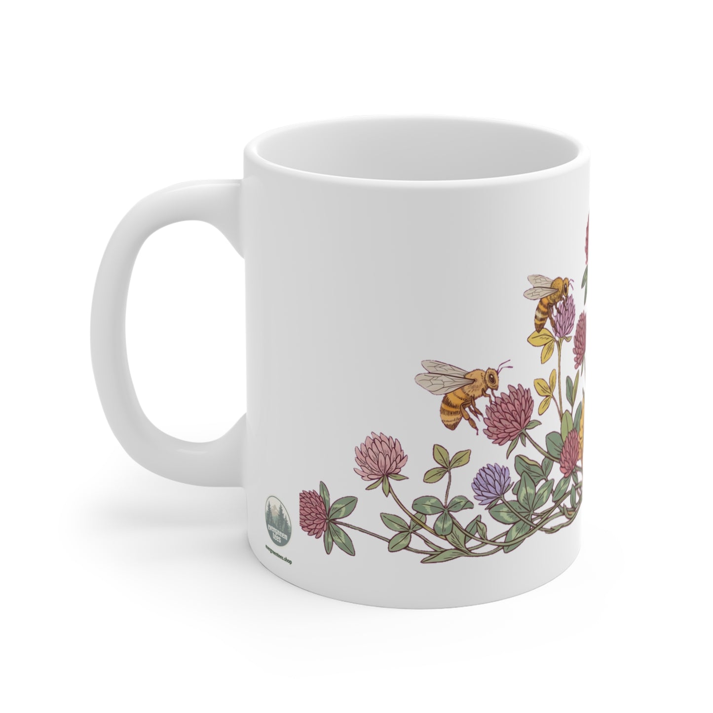 Zinnia & Cosmos Bee Garden - Mug 11oz