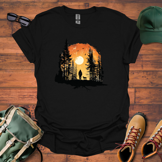 Man Dog Sun Tee - Unisex Softstyle T-Shirt