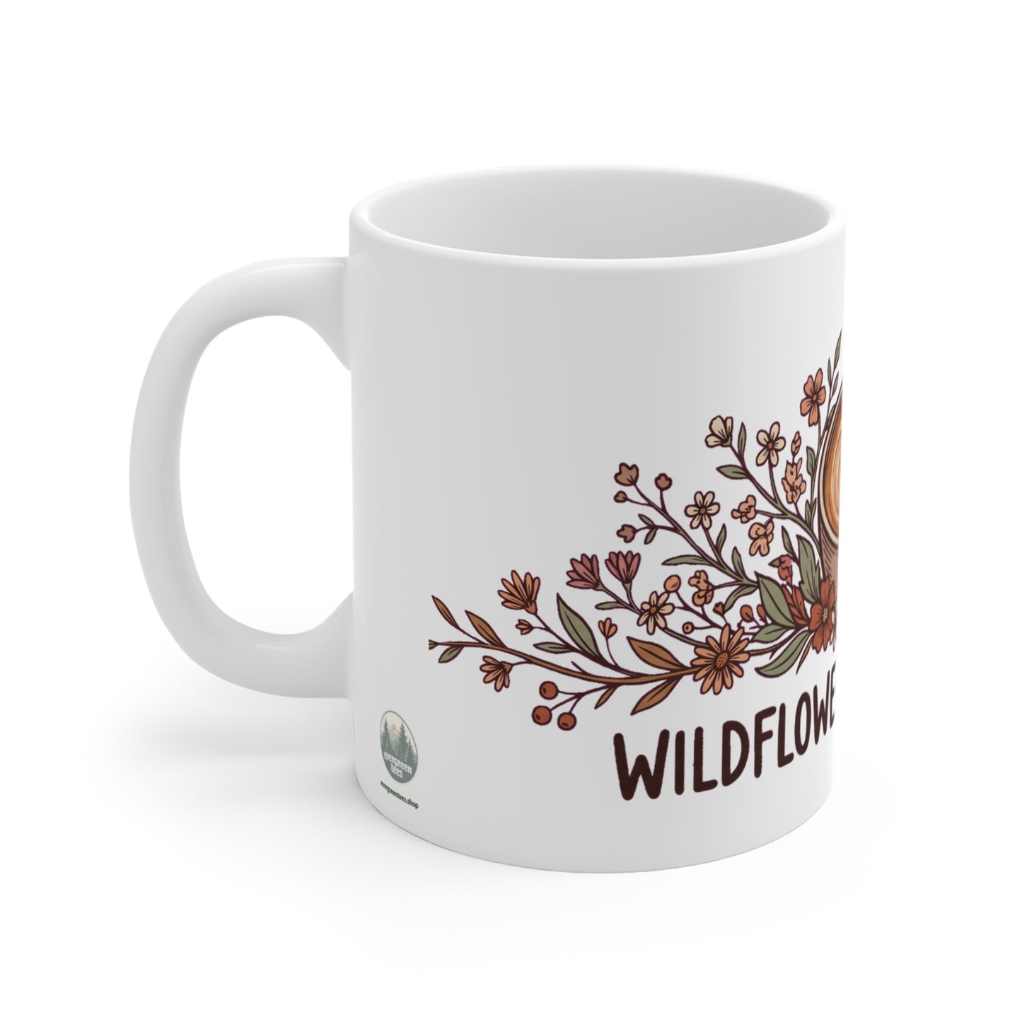 Wildflowers & Caffeine Latte Art - Mug 11oz