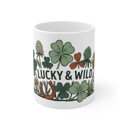 Lucky & Wild Clover Meadow - Mug 11oz