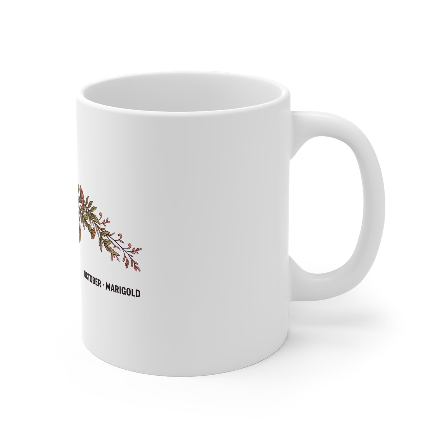 Birth Month Flower 12 - Mug 11oz