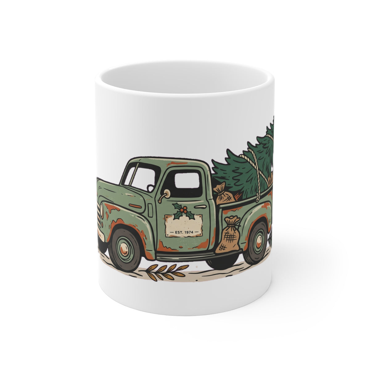 Est. 1974 Christmas Truck - Mug 11oz