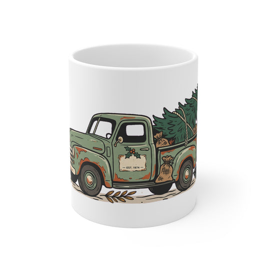 Est. 1974 Christmas Truck - Mug 11oz