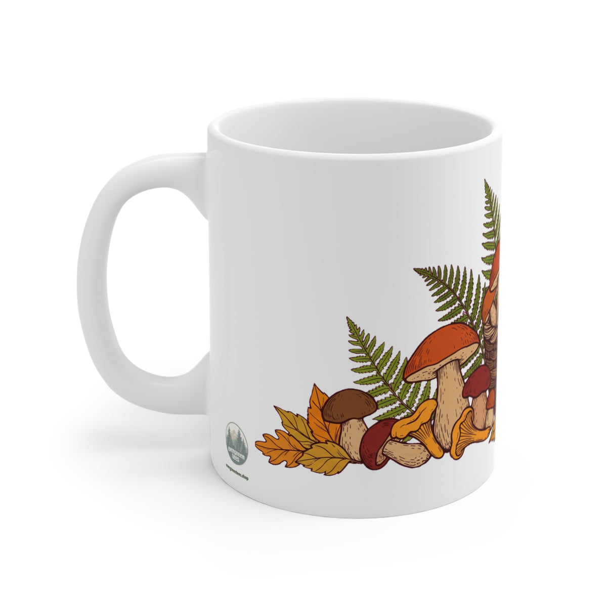 Discover nature graphic apparel inspired by forests, mountains, and outdoor adventure. Printed on demand just for you. The Woodland Mushroom Harvest Basket…