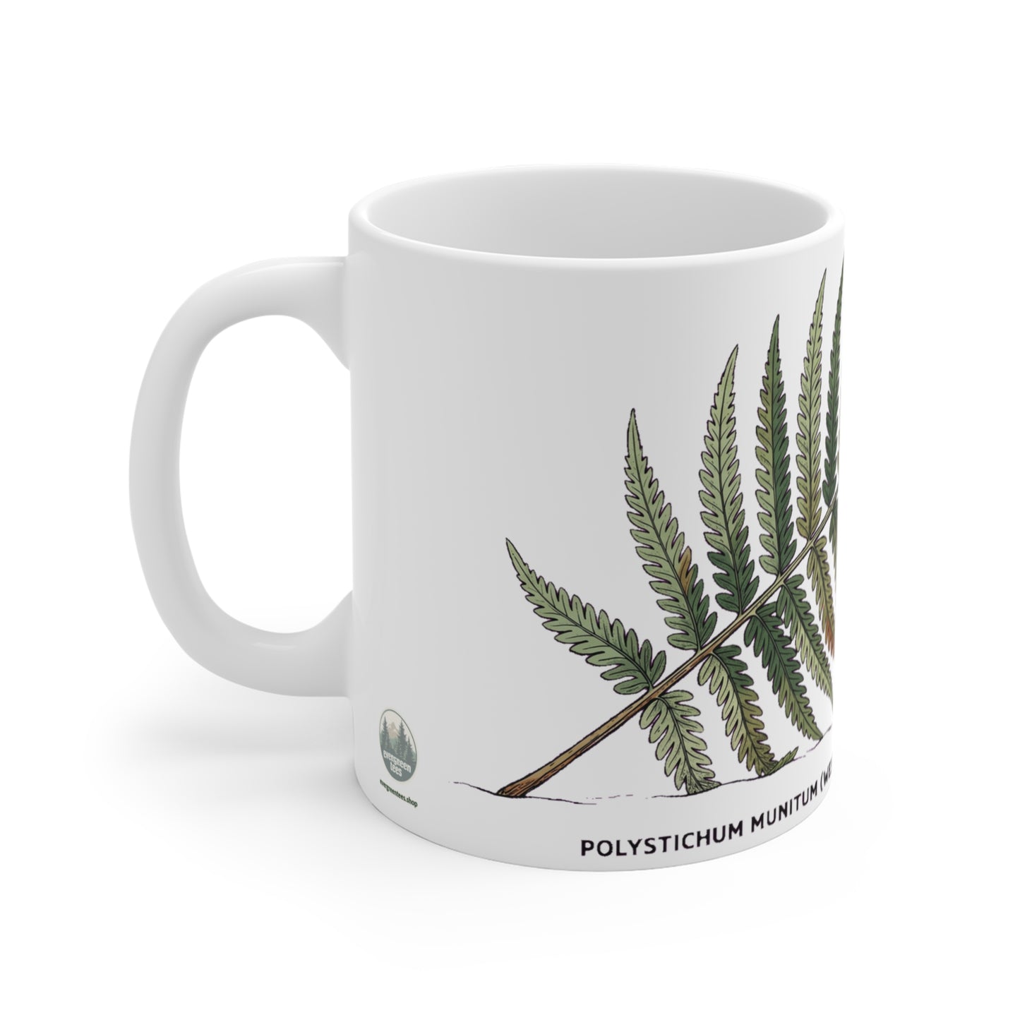 Western Sword Fern Frond - Mug 11oz
