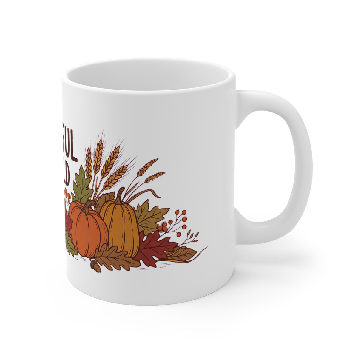 Grateful & Wild Harvest Pumpkins - Mug 11oz