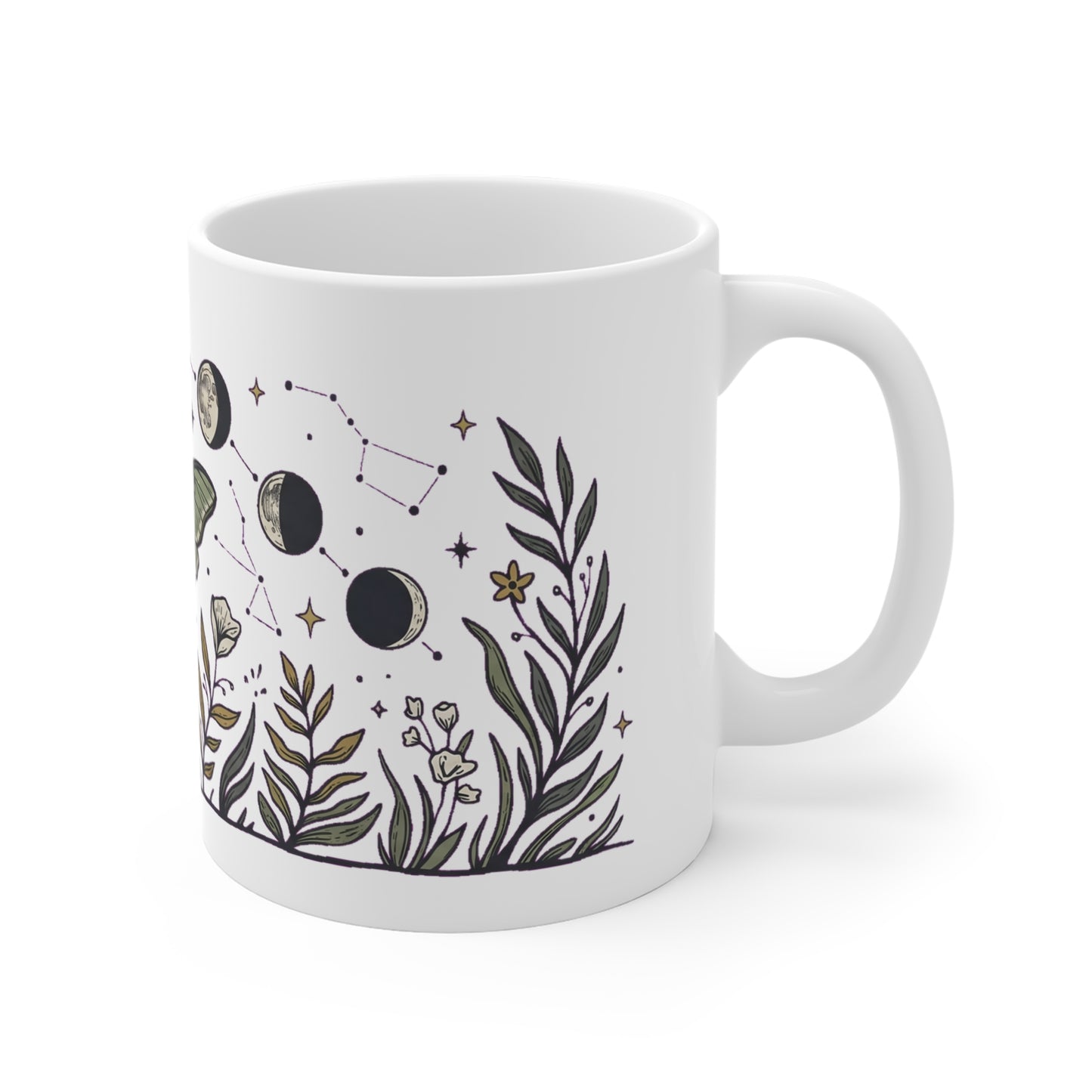 Luna Moth Moon Phases - Mug 11oz