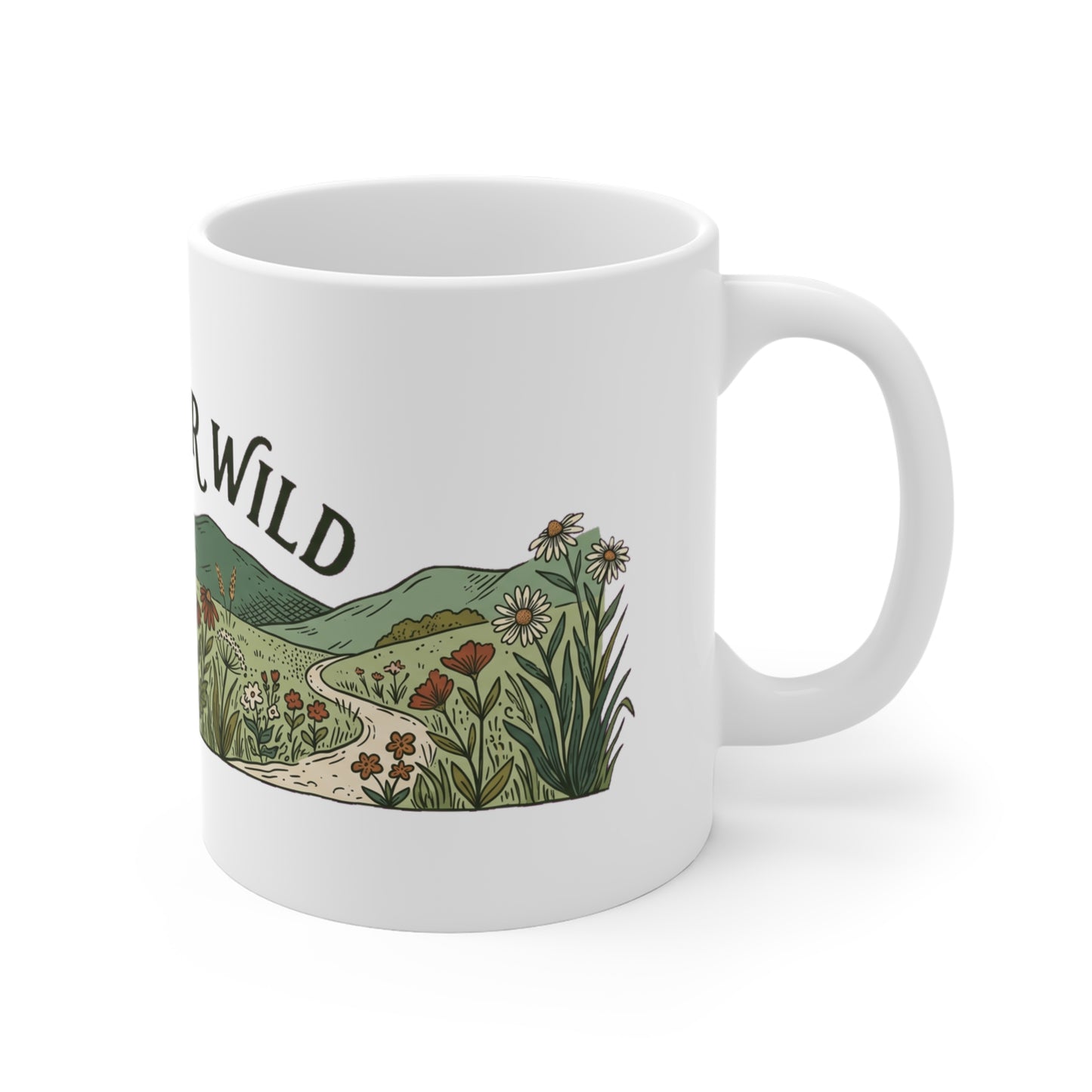 Original hand-drawn designs inspired by nature and the outdoors, from Evergreen Tees. The Find Your Wild Coneflower & Daisy Meadow design, made to order by…