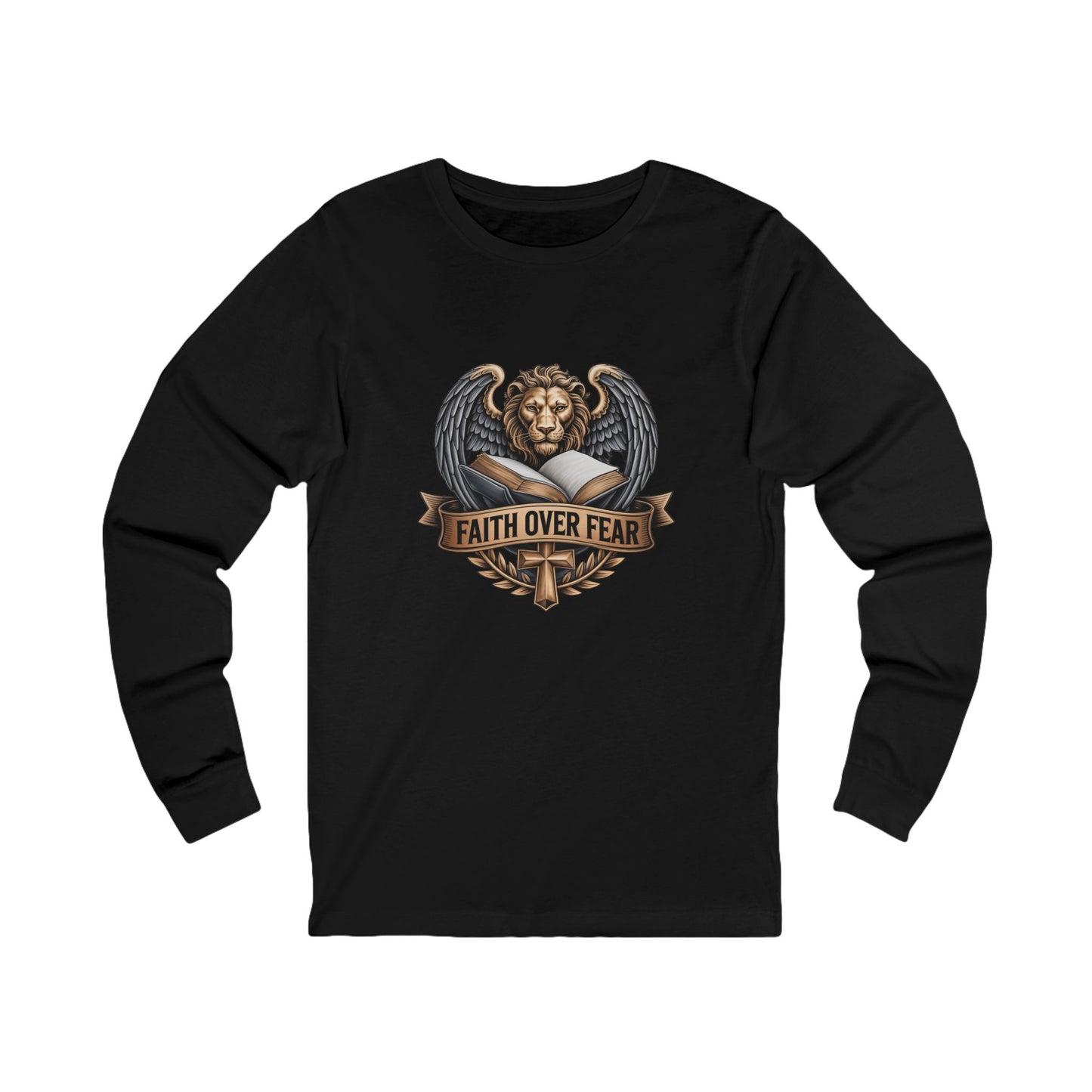 Faith Over Fear - Unisex Jersey Long Sleeve Tee