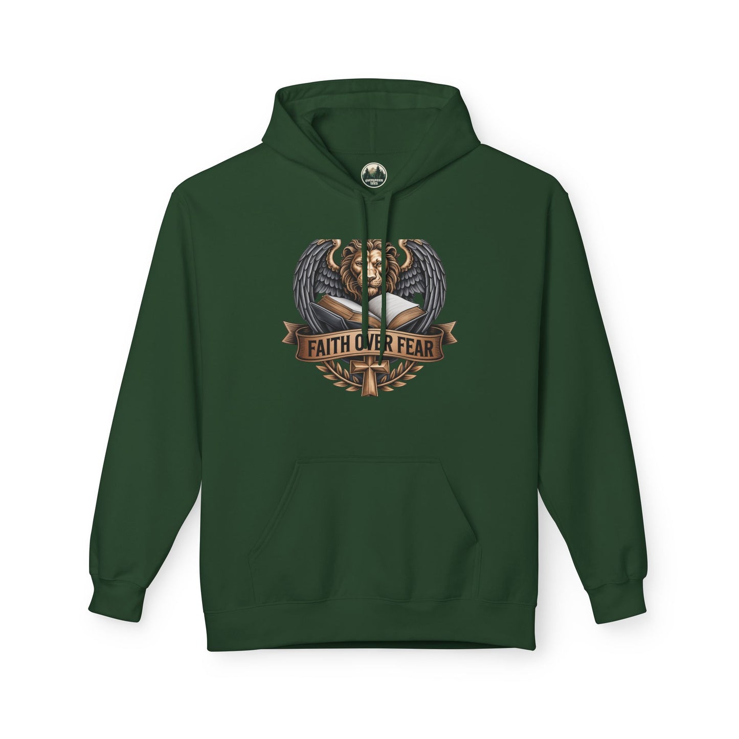 Faith Over Fear - Unisex Midweight Softstyle Fleece Hoodie