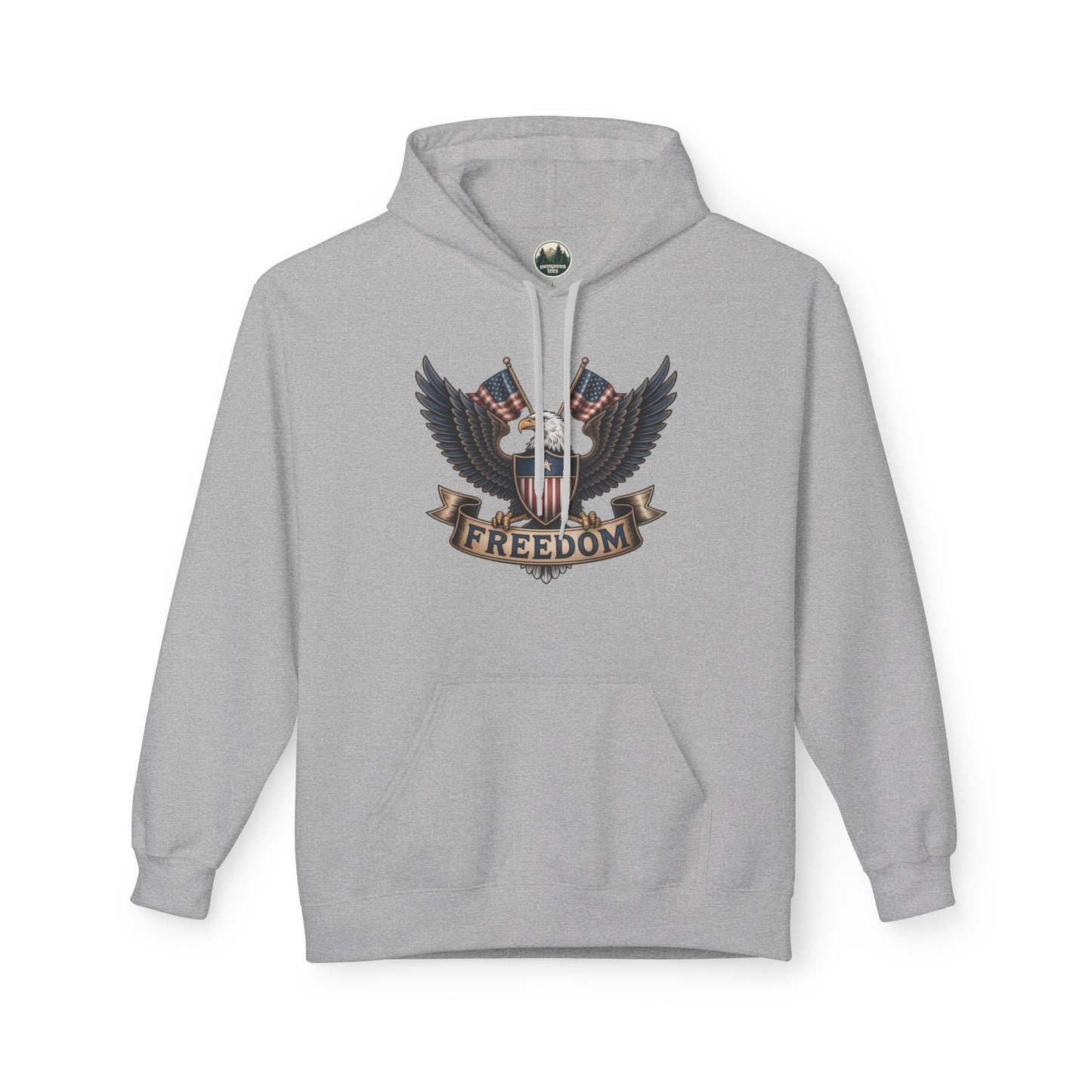 Freedom Eagle - Unisex Midweight Softstyle Fleece Hoodie