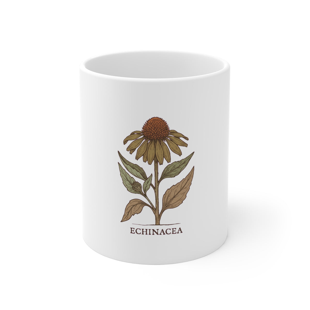 Echinacea Coneflower Botanical - Mug 11oz