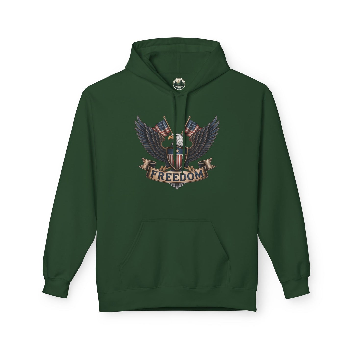Freedom Eagle - Unisex Midweight Softstyle Fleece Hoodie