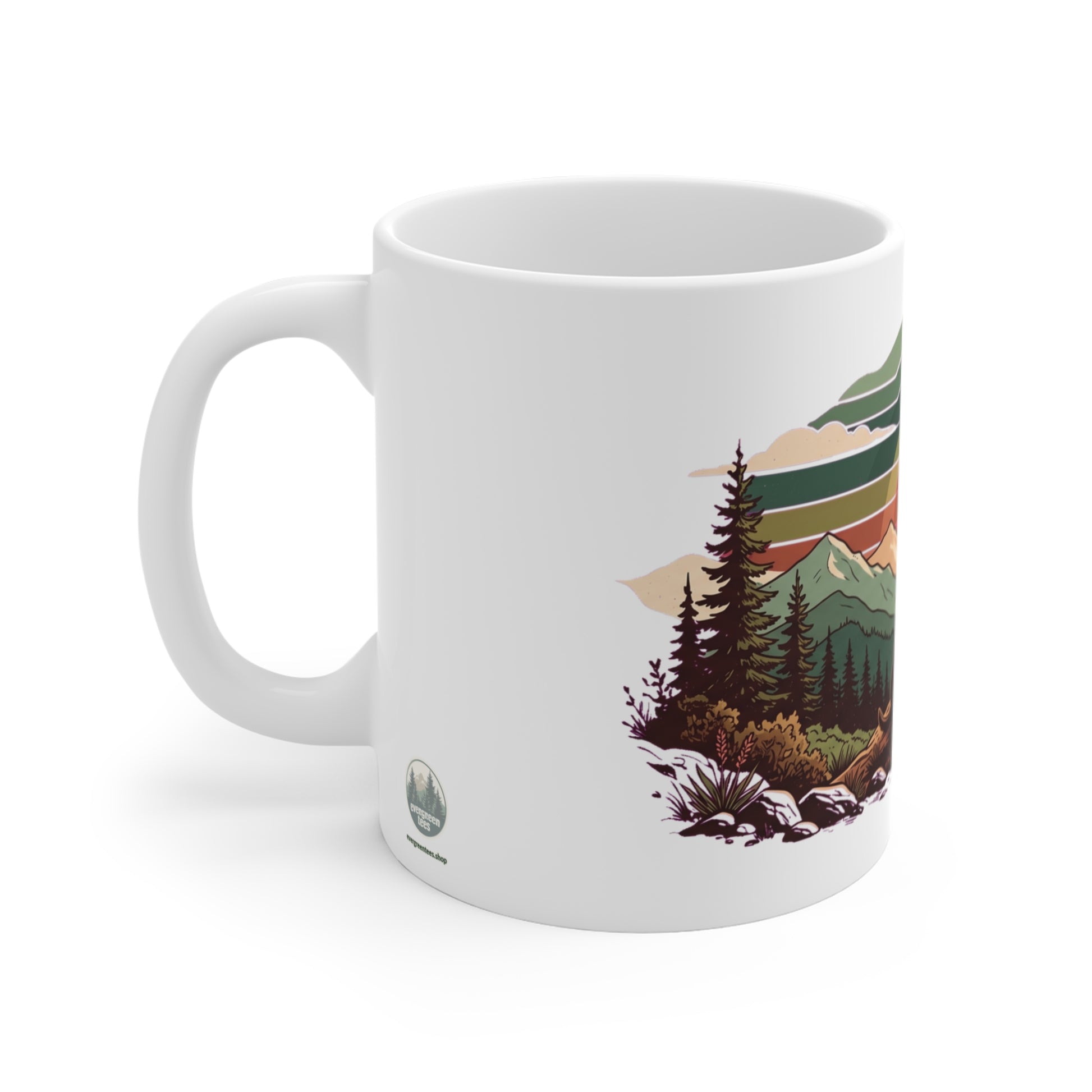 Discover nature graphic apparel inspired by forests, mountains, and outdoor adventure. Printed on demand just for you. The Retro Trail Sunset Companion design,…
