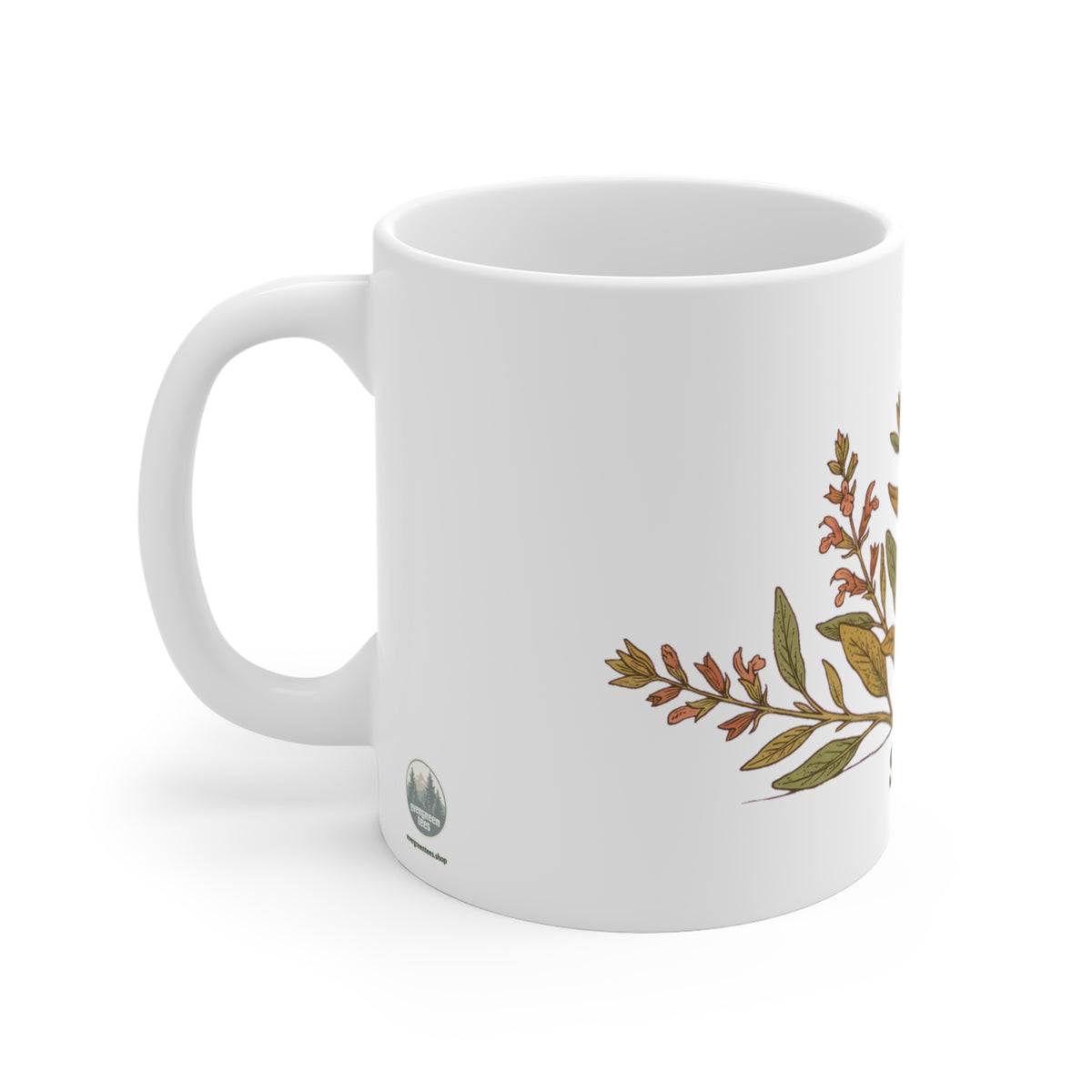 Sage Botanical Herb Illustration - Mug 11oz