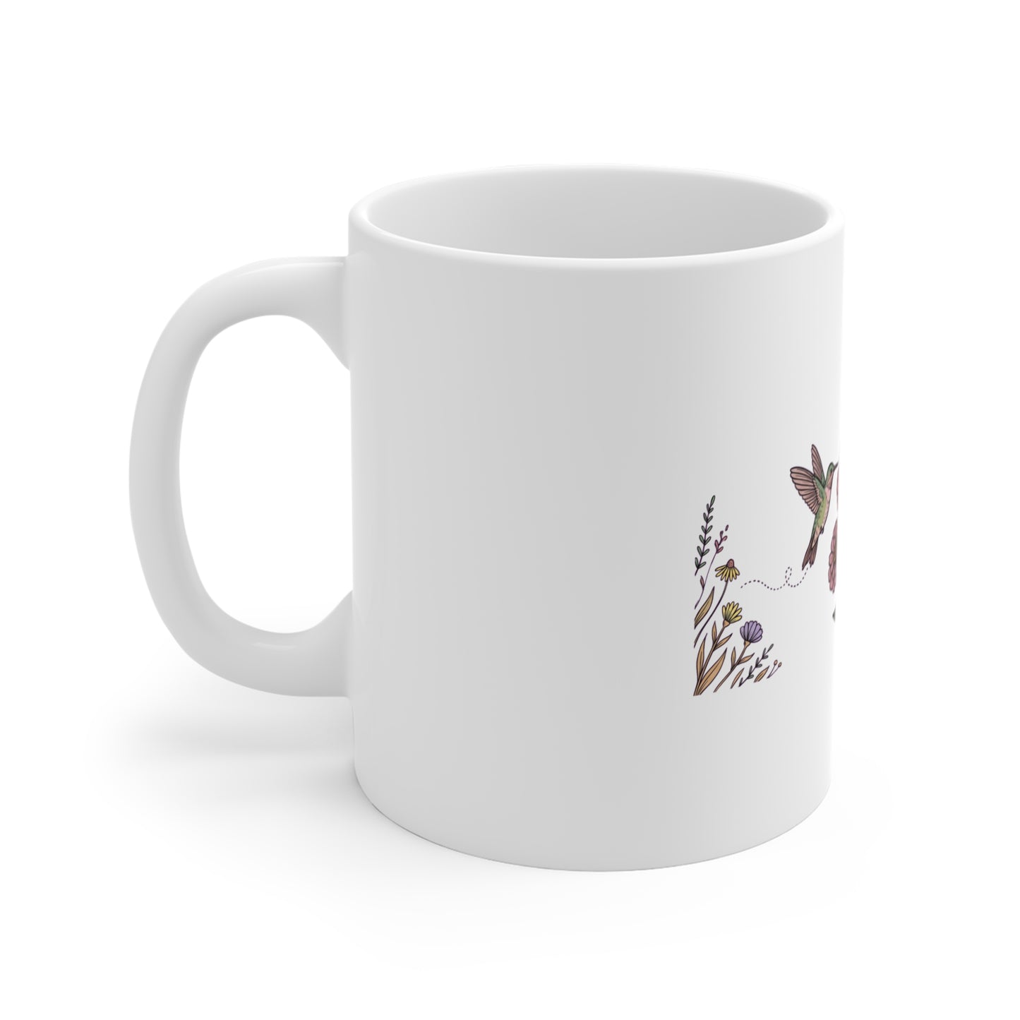 Hummingbird Garden Wrap 01 - Mug 11oz