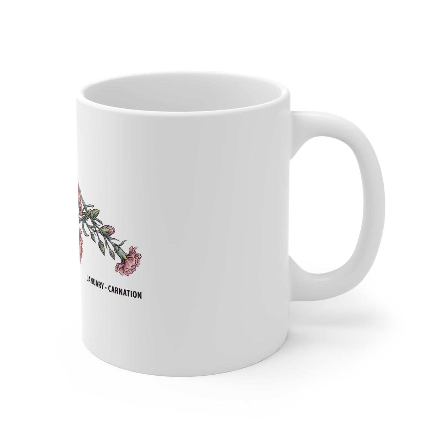 Birth Month Flower 01 - Mug 11oz