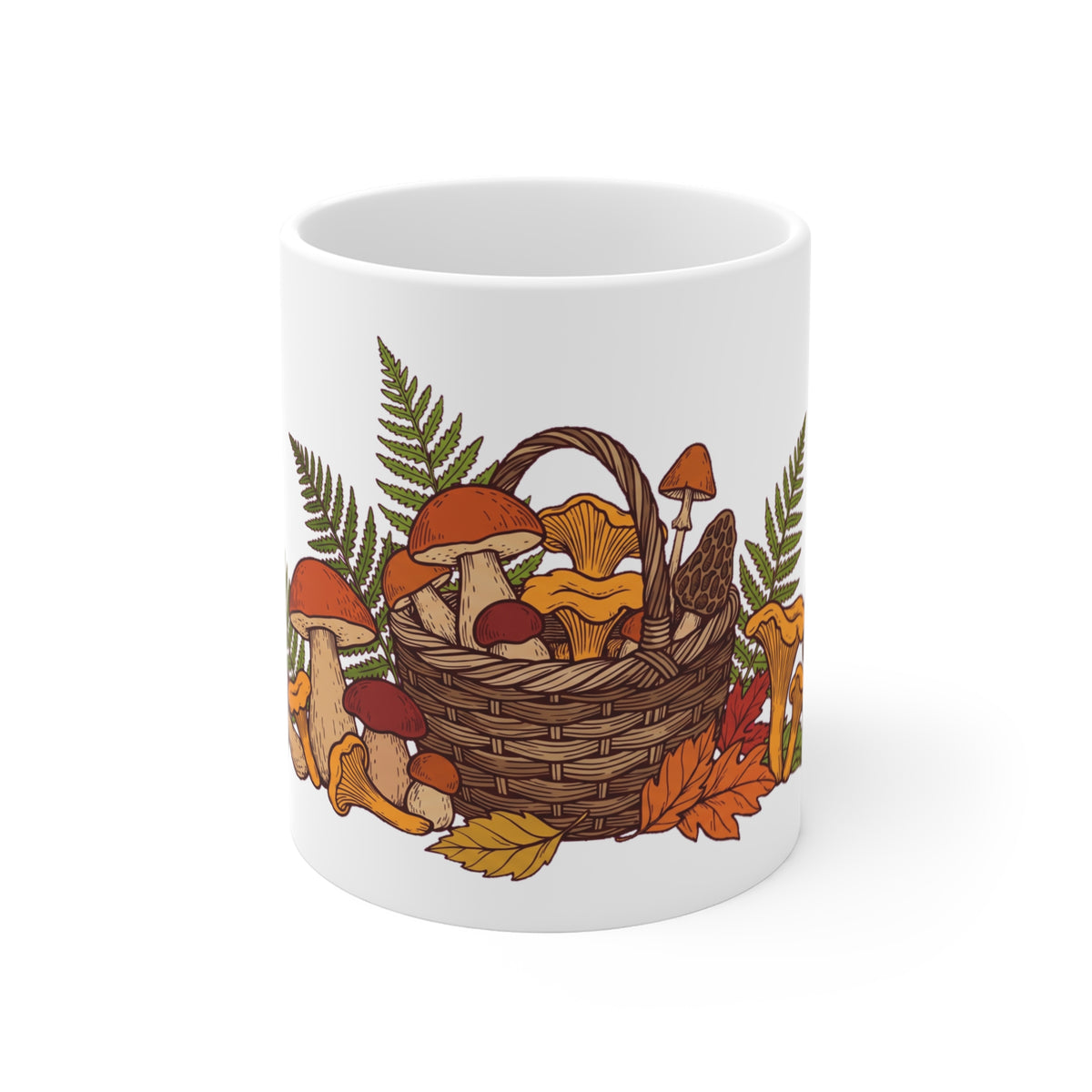 Discover nature graphic apparel inspired by forests, mountains, and outdoor adventure. Printed on demand just for you. The Woodland Mushroom Harvest Basket…