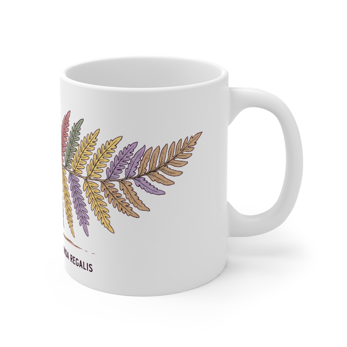 Royal Fern Botanical Study - Mug 11oz