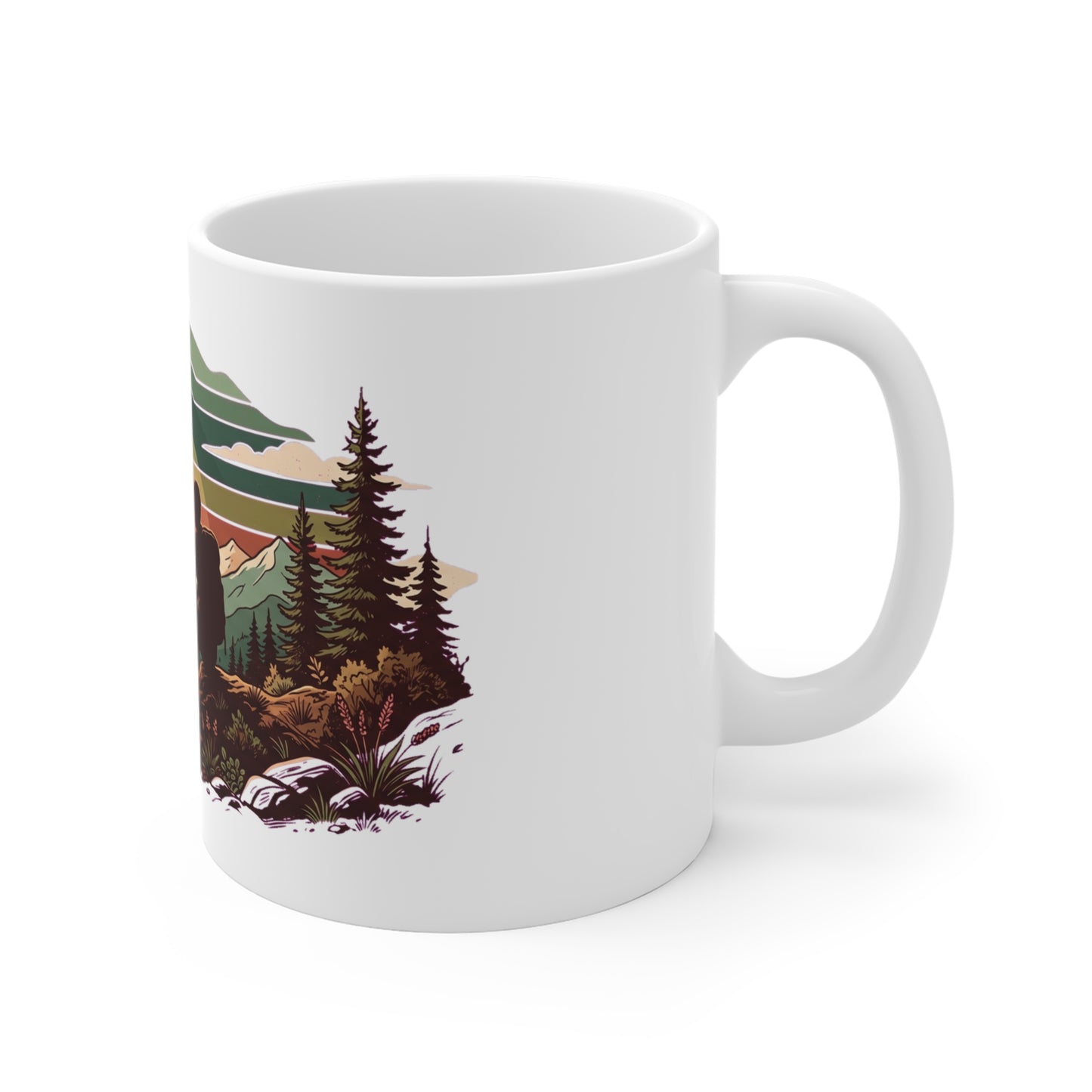 Discover nature graphic apparel inspired by forests, mountains, and outdoor adventure. Printed on demand just for you. The Retro Trail Sunset Companion design,…