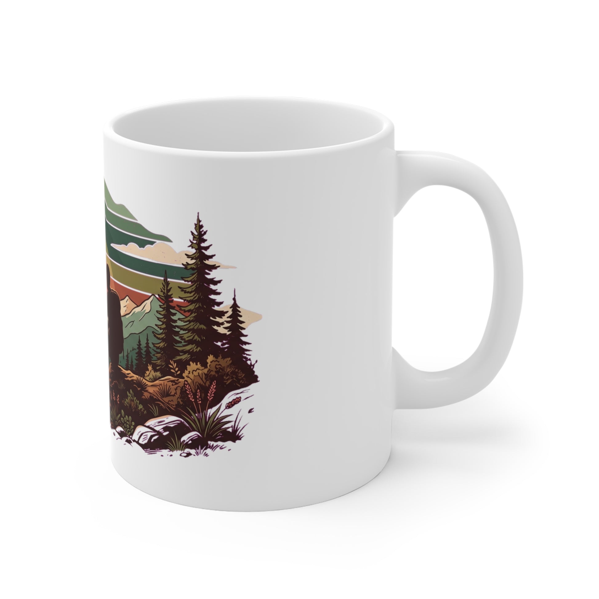 Discover nature graphic apparel inspired by forests, mountains, and outdoor adventure. Printed on demand just for you. The Retro Trail Sunset Companion design,…