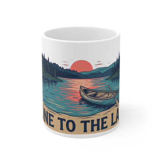 Original hand-drawn designs inspired by nature and the outdoors, from Evergreen Tees. The Lake Life 03 design, made to order by Evergreen Tees.