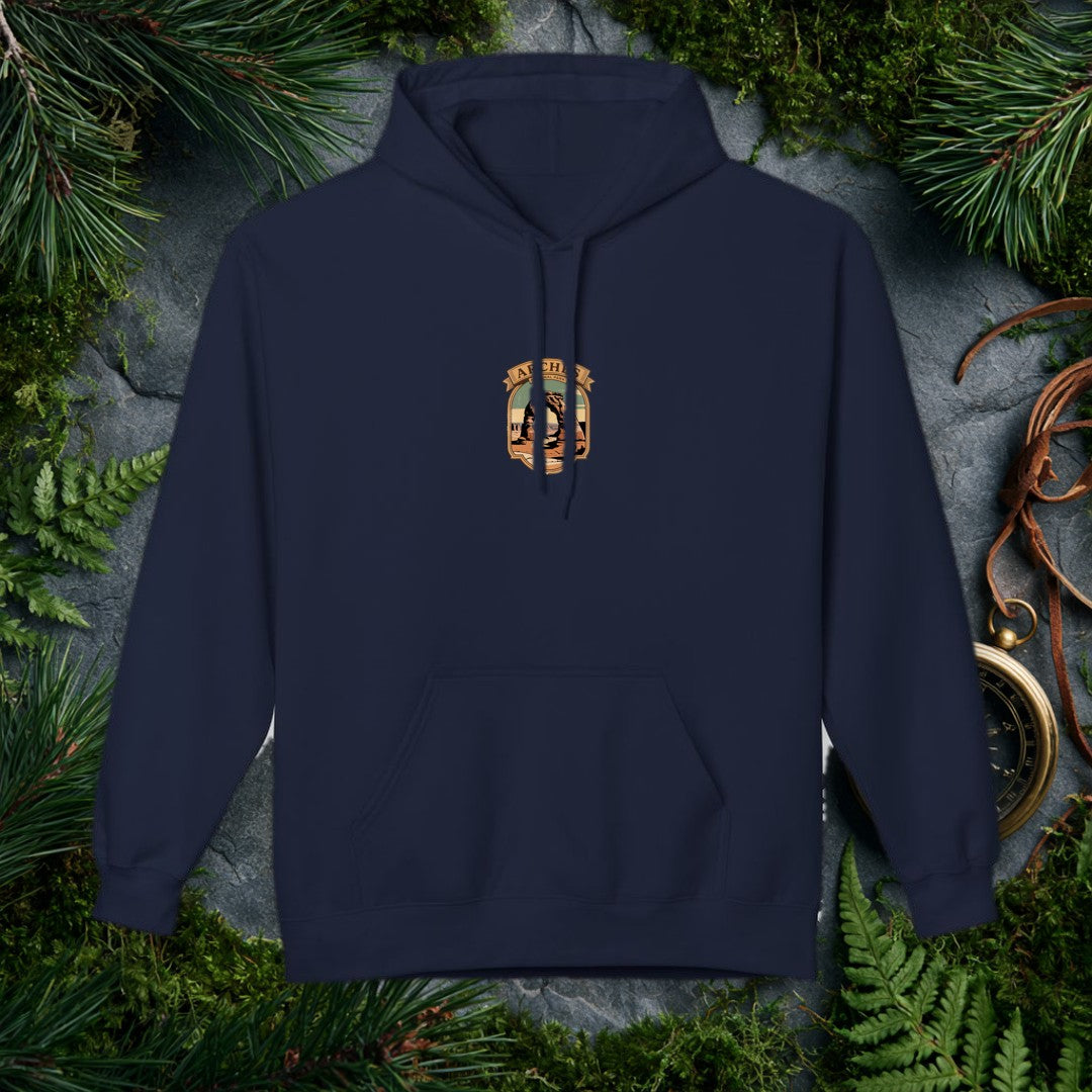 Cozy Meets the Outdoors A midweight softstyle fleece hoodie that's warm without the bulk — perfect for crisp trailheads, campfire nights, and everywhere in…