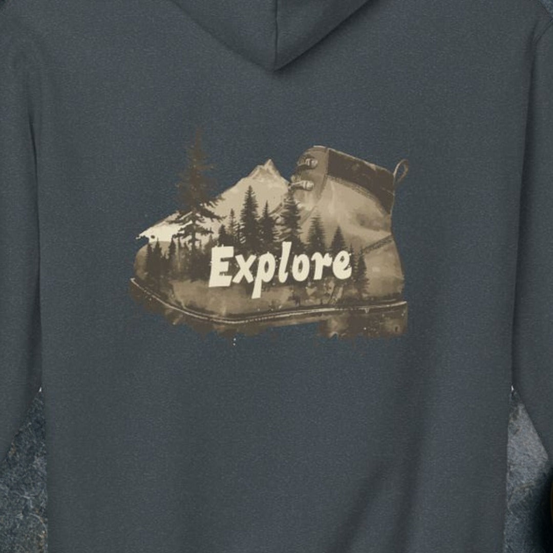 Dark Heather mockup (view 3)