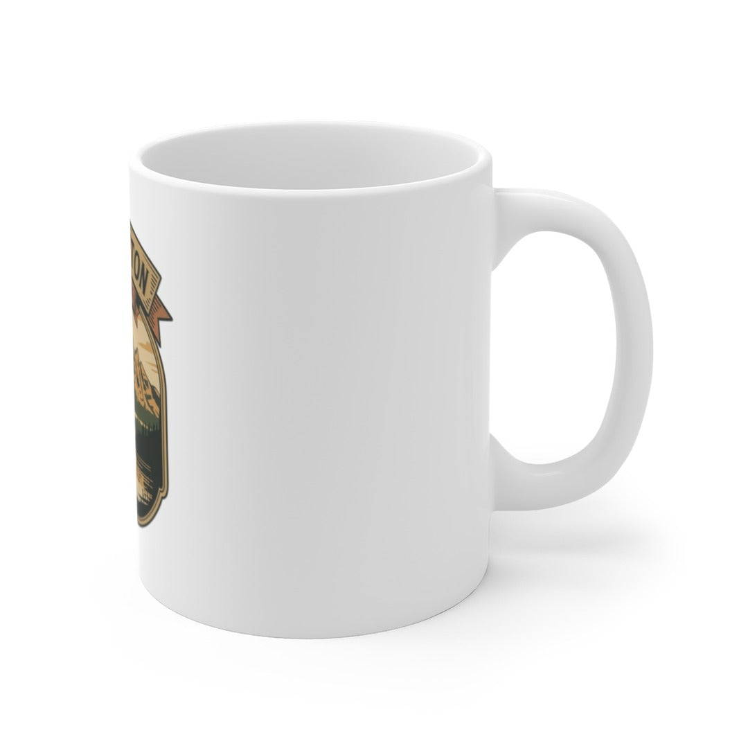 Details 11oz white ceramic with a comfortable C-handle Vivid, fade-resistant print that holds up wash after wash Dishwasher and microwave safe A thoughtful,…