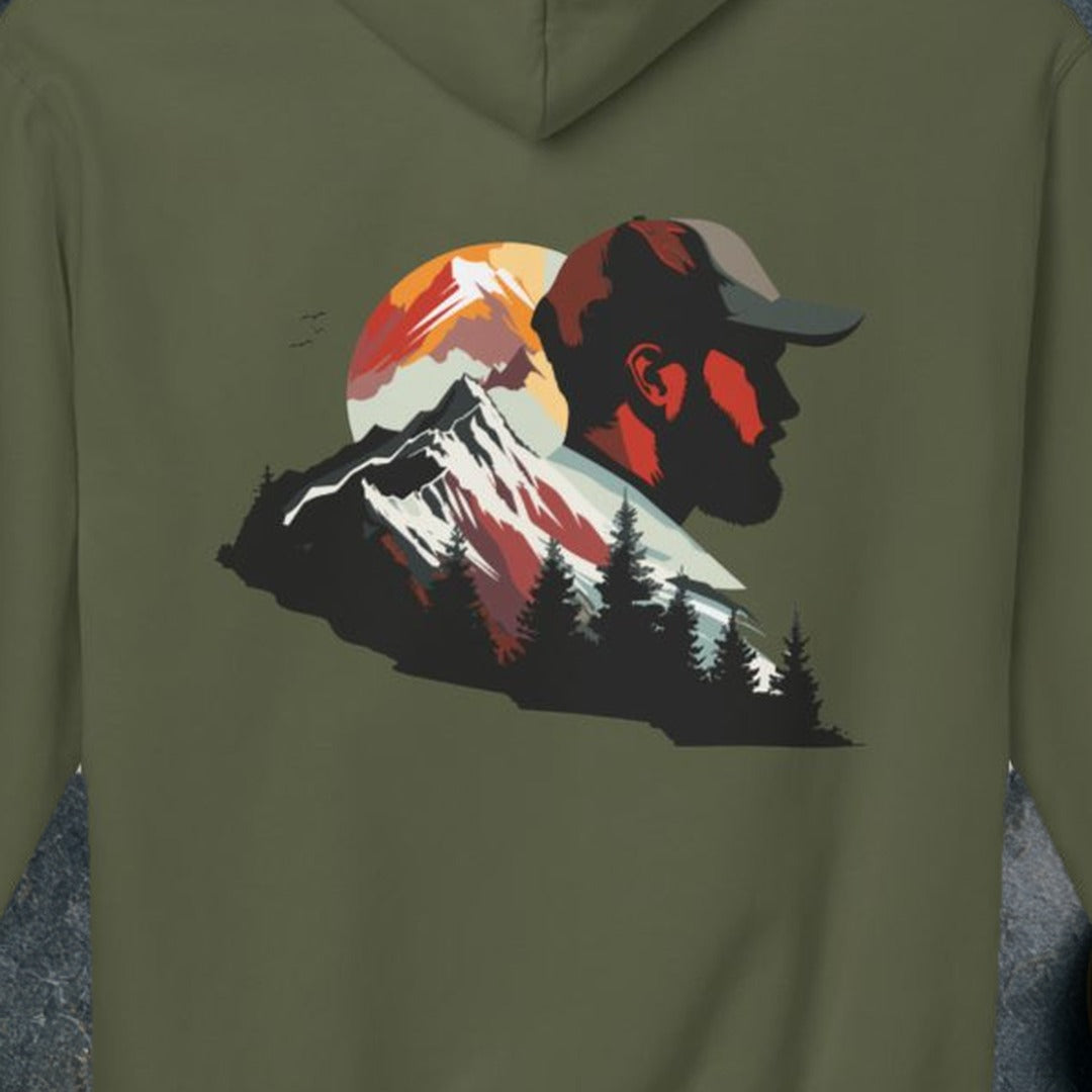 Military Green mockup (view 3)
