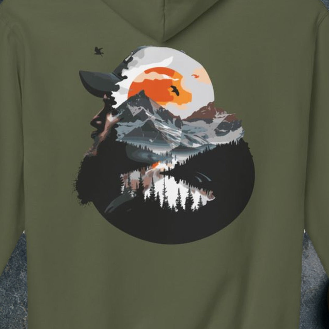 Military Green mockup (view 3)