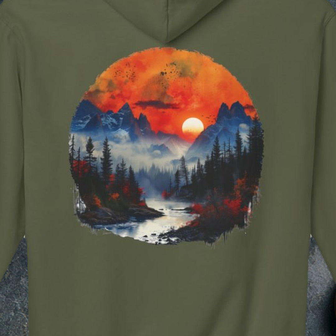 Military Green mockup (view 3)