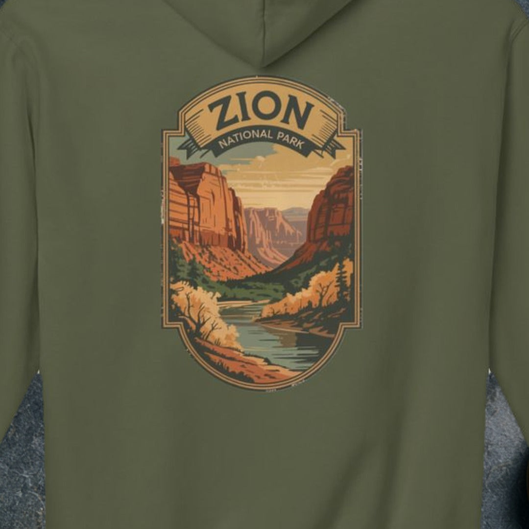 Military Green mockup (view 3)